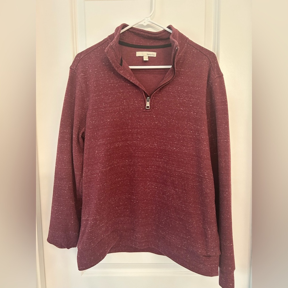 Hawker Rye Men’s 1/4 Zip Pullover Sweatshirt – Size Small
